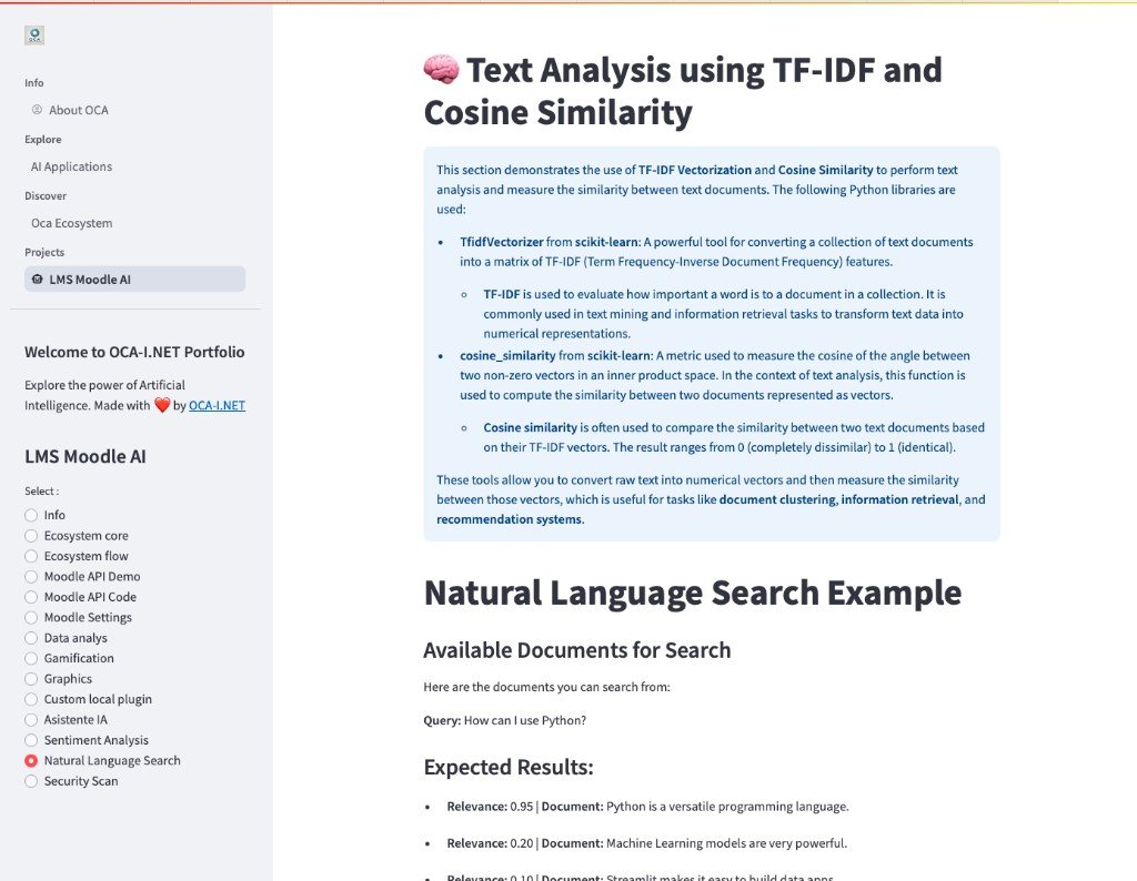 OCA-I.NET Portfolio